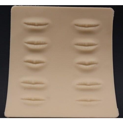 1pcs 3D Tattoo Practice Skin Cosmetic Permanent Makeup Eyebrow lip Practice Skin training fake tattoo practice skin