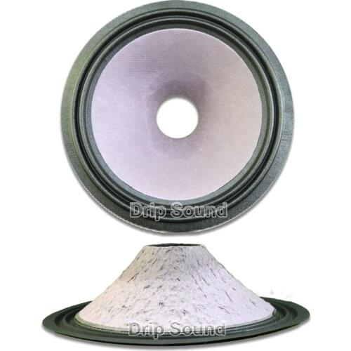 10" inch 250mm 49.5mm Core Speaker Cone Paper Basin Woofer Drum Paper 2-Ring Cloth Edge Trumper Bass Repair Parts #2