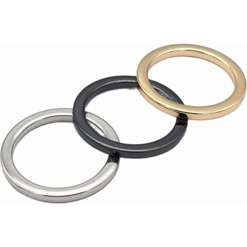 38mm Silver Large O Ring Loop Buckle Strap Buckle Belt Strap Buckle Webbing O Ring,Bag handle Handbag Hardware Supplies 4pcs