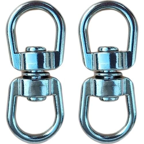 4pcs Smooth Hanging Basket Spinners Swivel Hook for Wind Chimes Bird Feeder