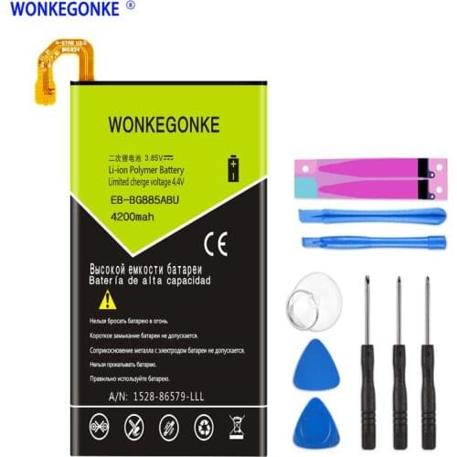 WONKEGONKE EB-BG885ABU Battery for Samsung Galaxy A8 Star (A9 Star) SM-G885F SM-G8850 SM-G885Y Batteries + Tools