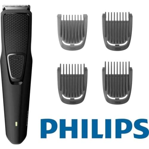ORIGINAL Philips USB Rechargeable Travel Beard Trimmer Electric Shaver Cordless Razor for Men 60 Minutes Operation USB Charging Stainless Steel Blades
