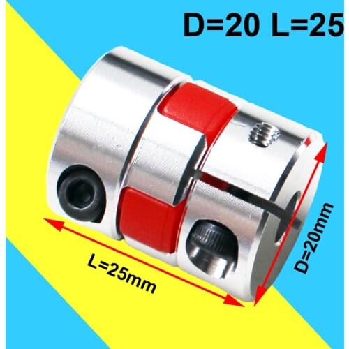 CNC jaw spider Plum Shaft Flexible Coupler 4/5/6/7/8mm motor coupling