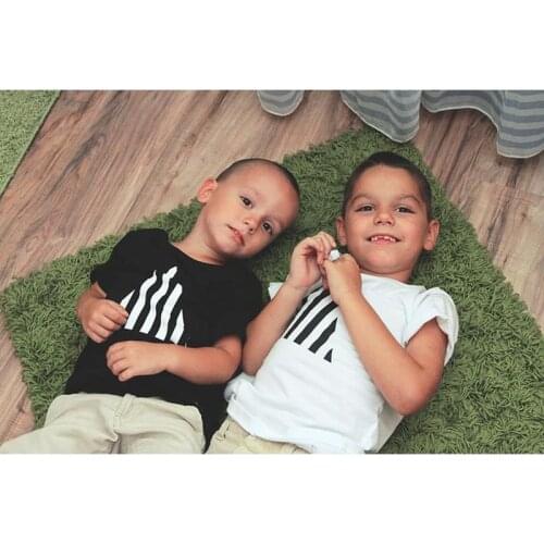 Number Letter Print Kids Tshirt Boy Girl T shirt For Children Toddler Boy Clothes Top Tees Dropshipping Girl Birthday White Tee