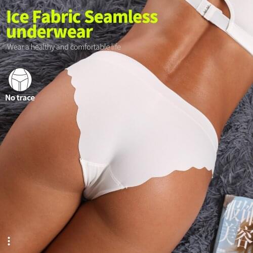 Hot Sale Sexy Fashion Women Seamless Panties Ultra-thin Underwear Comfort Intimates Sexy Lingerie Low-Rise Female briefs