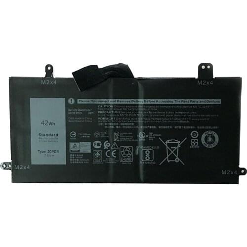 J0PGR 7.6V 42Wh 11.4V 31.5Wh Laptop battery For DELL LATITUDE 5285 1WND8 Built-in laptop battery