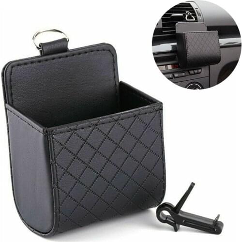 Pocket Hanging Holder Pouch Hook Phone Bag Organizer Car Black Set Part Back Tidy Storage Box