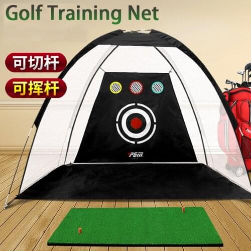 Golf Cage Practice Net Training 2/3M Indoor Outdoor Sport Golf Exercise Garden Training Aids Cage Tent Net