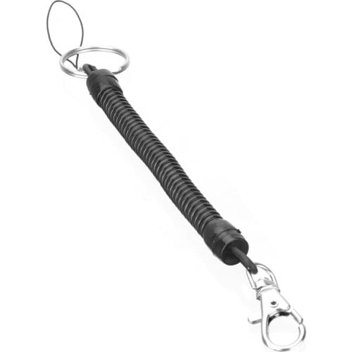 LEEPEE Retractable Interior Accessories Gift For Friend Spring Coil Spiral Stretch Key Ring Keychain Key Holder Auto Accessories