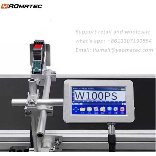 25.4mm Online production line mask bottle metal glass wood plastic date QR code logo barcode Thermal Inkjet TIJ Printer