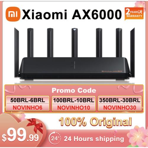 2021 New Xiaomi Router AX6000 AIoT Router 6000Mbs WiFi6 VPN 512MB Qualcomm CPU Mesh Repeater External Signal Network Amplifier
