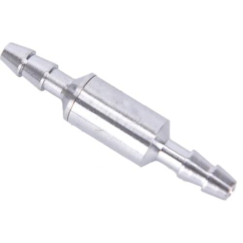 1pc Stainless Steel CO2 Check Valve One Way For Aquarium CO2 Diffuser Regulator