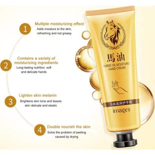 Horse Oil Whitening Moisturizing Repair Hand Cream Anti-Aging Soft Hand Hand Cream TSLM1