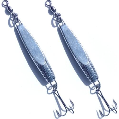 20g/35g/50g swivel fishing spoon Sea Bass Metla jig sea jig jigging lure long casting jig