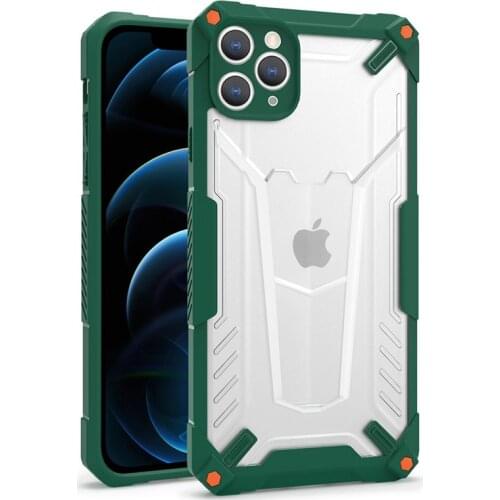 Armor Matte Shockproof Phone Case For iPhone 12 11 Pro Max 11Pro XR XS Max X XS 12 Mini 12 Pro Transparent Back Cover