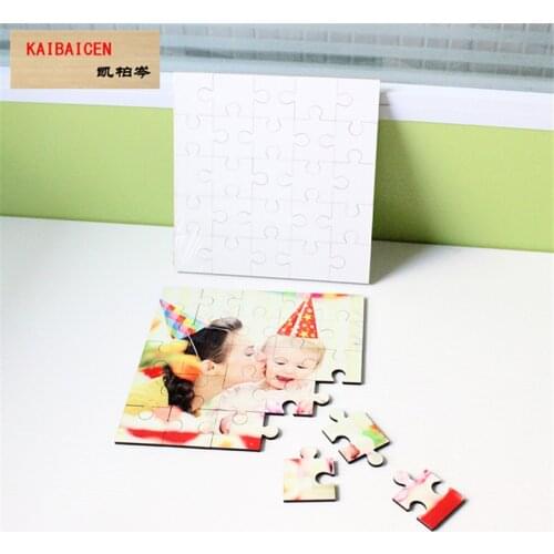 Sublimation Blank Puzzle MDF Wooden DIY Craft Jigsaw Puzzle For Sublimation Ink Transfer