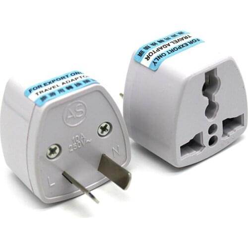 Universal 2Pin AU Plug Power Adapter AC Travel Adaptor US EU UK To AU Australia Plug Adapter Converter Electrical Socket