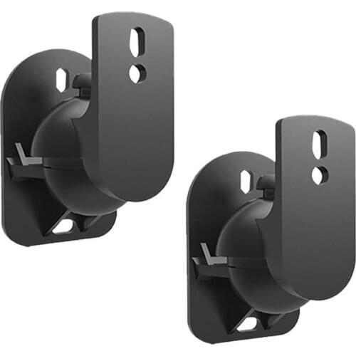 2 PCS Universal Speaker Wall Mount Bracket Adjustable Swivel And Tilt Angle Speaker Brackets Ceiling Stand Clamp For Sony HOT