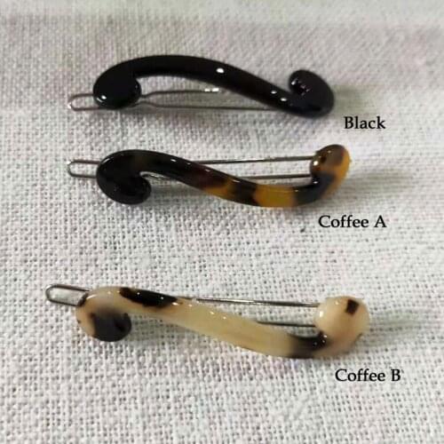 Cute Hair Pin - Cellulose Acetate Hair Clip Barrette for Women Girl Hair Accessory Jewelry Ornament for Thick Hair Tiara Bridal