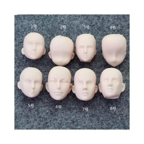 1/6 obitsu27 Rare Collection Makeup pig head 22 jointed Doll Head Girl Dressing DIY Toy Parts Children Favor jishuzhai