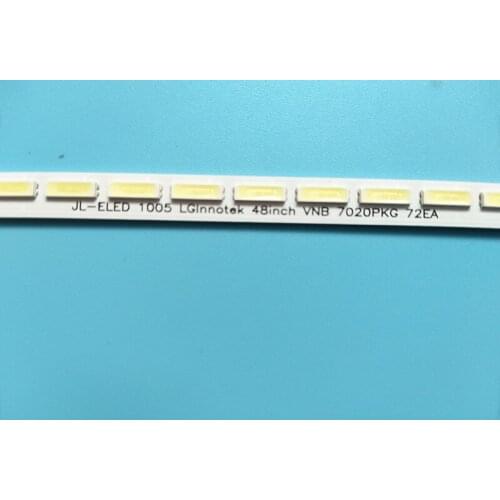 1set=2pcs 606mm LED Backlight strip 72 Lamp For LGlnnotek 48"TV VNB 7020PKG 72EA REV0.2 VESTEL VES480UNVS-M01 VES480UNVS-3D-M01