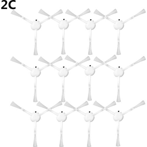 12pcs Washable Sweeping robot Accessories Side bursh For Xiaomi Mijia Mi Robot Vacuum Mop 2c Cleaner Parts Kits