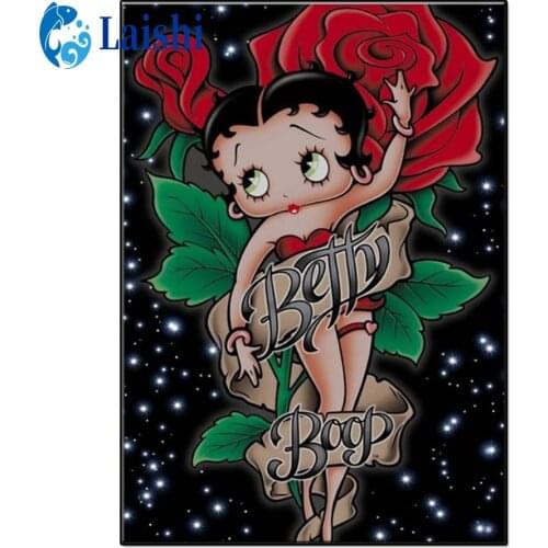 3D Diy Cartoon betty doll Diamond Painting mosaic Cross Stitch Kits Diamond art crystal Mosaic Embroidery Painting New Year Gift