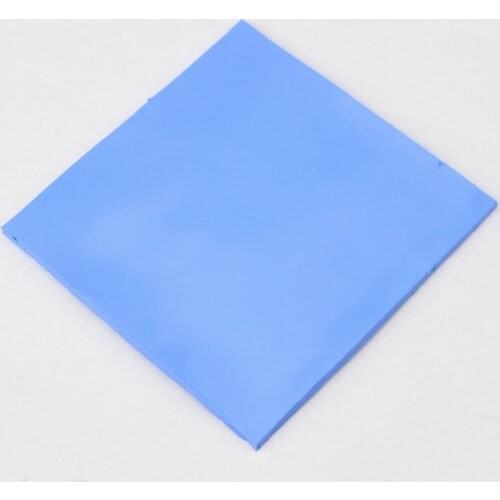 5 Pcs Gdstime 100mm x 0.5mm Silicone Thermal Pad Soft High Quality Conductive Heatsink Blue 100mm*100mm*0.5mm