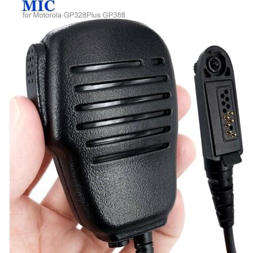 6Pin Speaker Mic Microphone for Motorola GP328Plus GP344 GP388 Plus GP366R GP644 GP688 GL2000 Walkie Talkie Two Way Radio