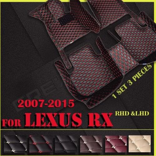 Car floor mats for LEXUS RX series 2007 2008 2009 2010 2011 2012 2013 2014 2015 Custom auto foot Pads automobile carpet cover