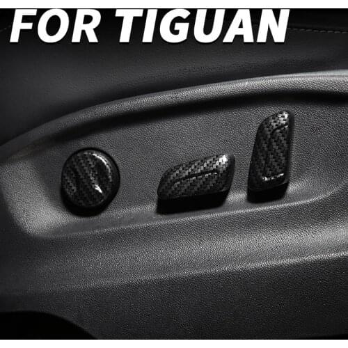 For Volkswagen VW Tiguan MK2 2016-2019 2020 2021 Car Seat Adjustment Button Cover Electric Seat Button Cover Interior Decoration
