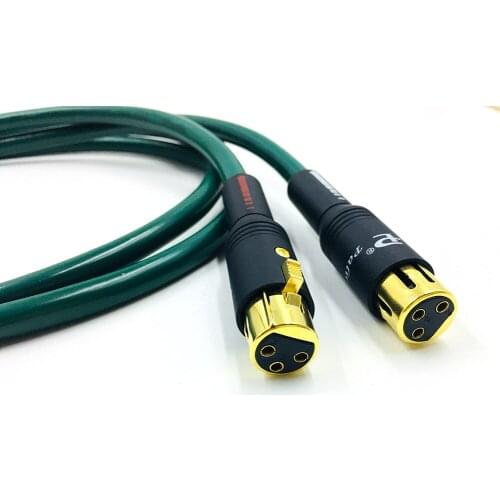 Hi-End Hifi FA-220 OCC RCA Male to XLR Female Audio speaker Wire Budweiser RCA plug Balanced cable