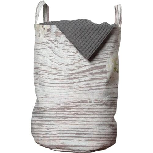 Rustic Laundry Basket Innocent Lilac Flowers Bouquet Art Organizer for Clothes Underwear Socks Toys Wash Bag & Home Storage