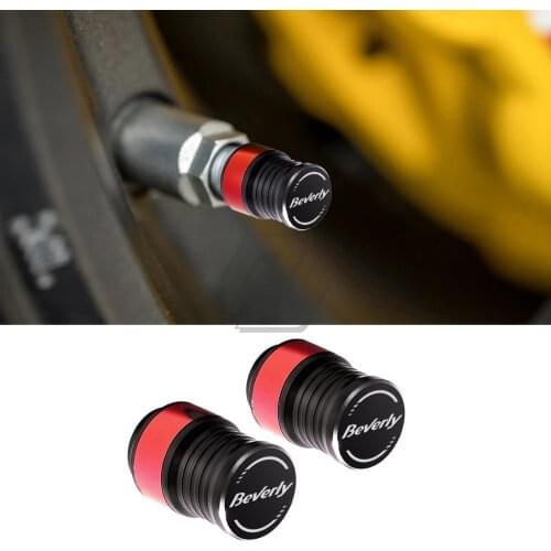 Motorcycle Accessorie Wheel Tire Valve Stem Caps CNC Airtight Covers For Piaggio Beverly 125 150 300