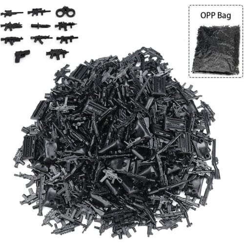 50pcs/set Weapons Army Soldiers Building Set Blocks Military Toys For Children Compatible With Weapon