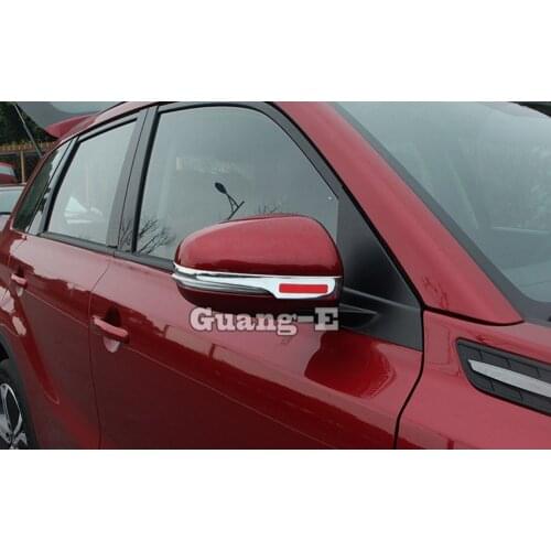 For Suzuki Vitara 2016 2017 2018 2019 Car Body ABS Chrome Back Rear View Rearview Side Mirror Cover Sticks Trim Frame Lamp Hood