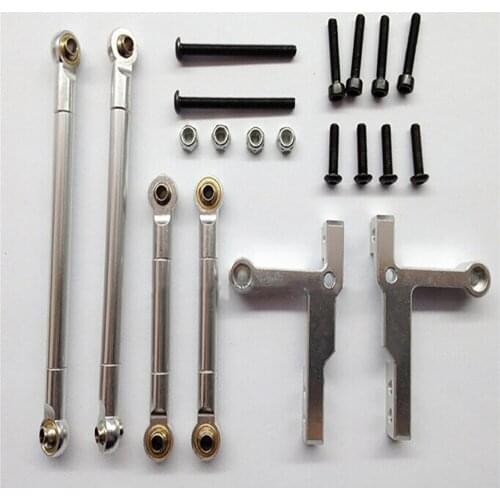 Durable Metal Tie Rod Ball Joint Chassis Push Rod Set for Tamiya CC01 RC Crawler Car Modification Parts