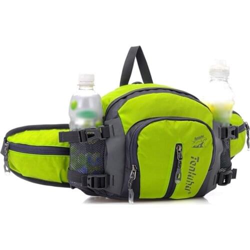 Sports Running Waist Bag Men Women Cycling Water Bottle Bag Large Capacity Shoulder Backpack Outdoor Travel Camera Bag
