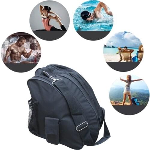 Portable Large Capacity Roller Skates Storage Shoulder Bag Outdoor Sports Handbag Skate Shoe Collection Multi-Purpose