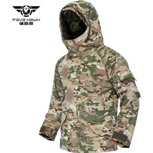 Windbreaker Pressure Gel Tactics Waterproof Camouflage Military Hiking Outerwear Army Jackets