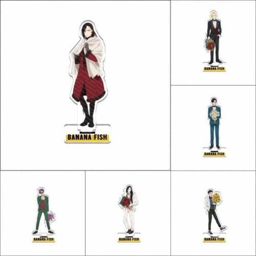 Japan Anime Banana Fish Ash Lynx Okumura Eiji Cosplay Theme Made Brand Acrylic Stand Figure Model Plate Desk Decor Xmas Gifts