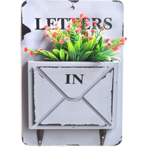 Storage Box Key Rack Wall Holder Wood Organizer Mount Letter Hooks Home Hook Mail Hanger