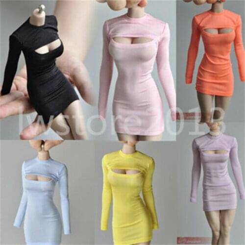 1/6 Open Chest Dress Clothes Fit For 12" Female TBL Figure Body Toys Doll