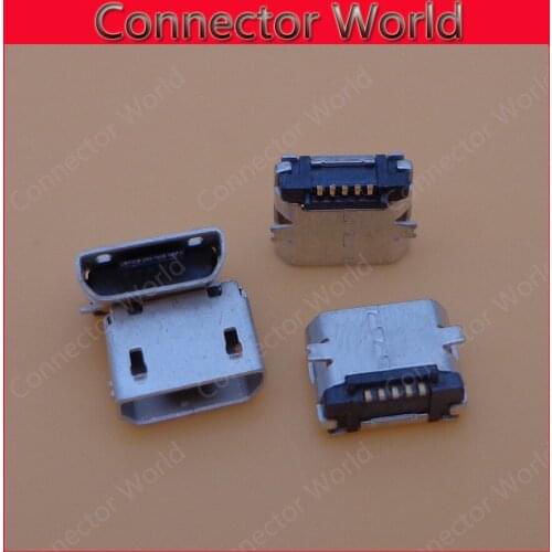 1000pcs/lot High quanlity Mobile phone Tablet MINI Micro USB Jack socket Connector Charging port 5-pin 5pin SMD