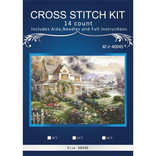 11/14/16/18/27 Cross stitch Set Lovely Counted Cross Stitch Kit dream spring park embroidery dim DMC ANCHOR