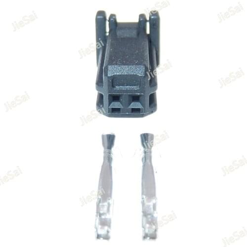 2 Pin 1473143-1 Automotive Cable Electric Wire Connector 0.6 Series Auto Unsealed Plastic Housing Socket With Terminal