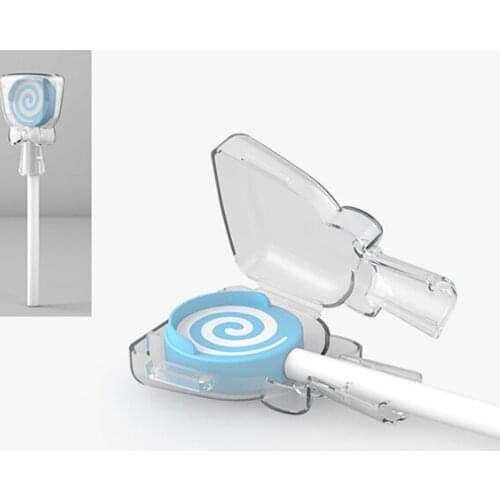 Infant Cartoon Tongue Coating Cleaner Cute Lollipop Shape Soft Delicate Cleaning Tongue Cleaner For Baby Toddler Healthcare Kits