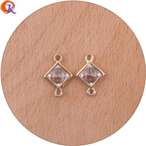 Cordial Design 100Pcs 10*15MM Jewelry Accessories/Earring Connector/DIY Earring Making/Charms Jewelry/Hand Made/Earring Findings