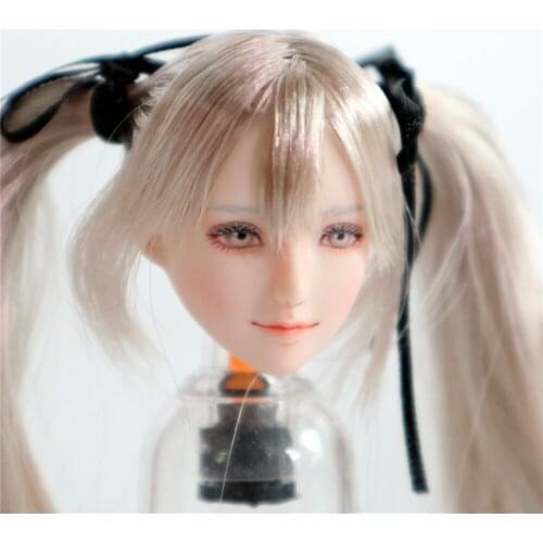 Estartek Customized N015 1/6 Obitsu Olivia Head Sculpt Ponytail Set for 12inch Action Figure DIY