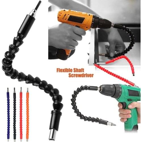 295mm Connection Soft Extension Rod Electric Drill Screwdriver Bit Multifunction Universal Snake Flexible Hose Power Tool Part A